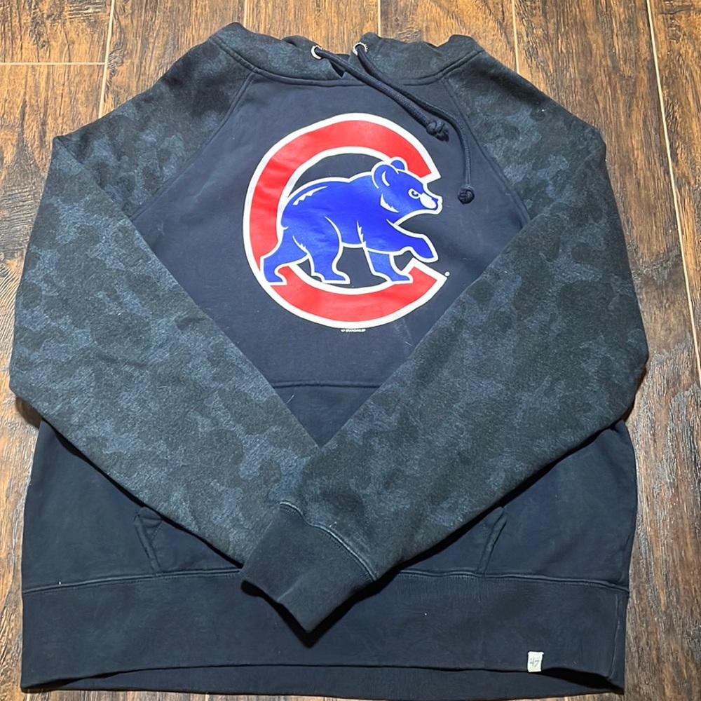 47 Brand Chicago Cubs hoodie sweatshirt Size XL